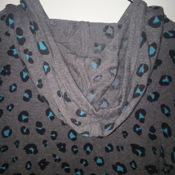 Vintage juicy sweater tracksuit Hoodie Grey/Blue Small EUC - Picture 11 of 11